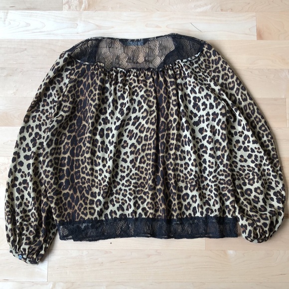 Zara léopard blouse - Picture 6 of 7